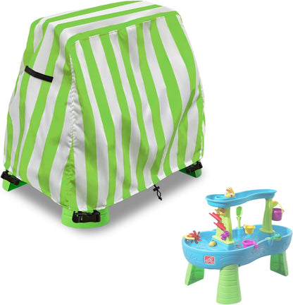 Kids Water Table Cover Fit Step2 Rain Showers Splash Pond Water Table,Waterproof Dust Proof Anti-UV Outdoor Toys Cover-Cover only