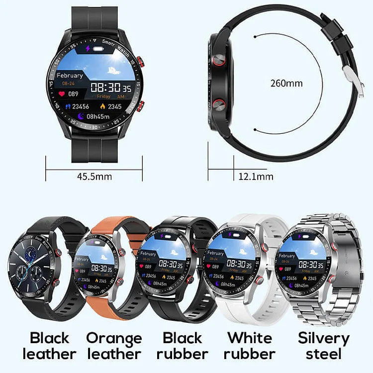 Blood glucose testing smart watch